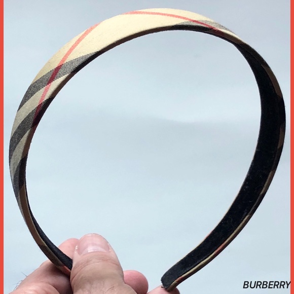 SOLD! BURBERRY Nova Check Plaid Women’s Headband - Picture 2 of 8